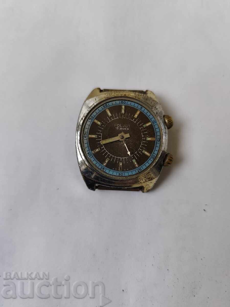 0.01st. Ceas vechi rusesc Poljot fără sticlă 13 - nu funcționează - B.Z.C 0.01st. Ceas vechi rusesc Poljot fără sticlă 13 - nu funcționează - B.Z.C