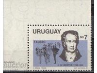 1983 Ουρουγουάη. 150 χρόνια από το θάνατο του Γιόχαν Βόλφγκανγκ φον Γκαίτε, 1749-1832