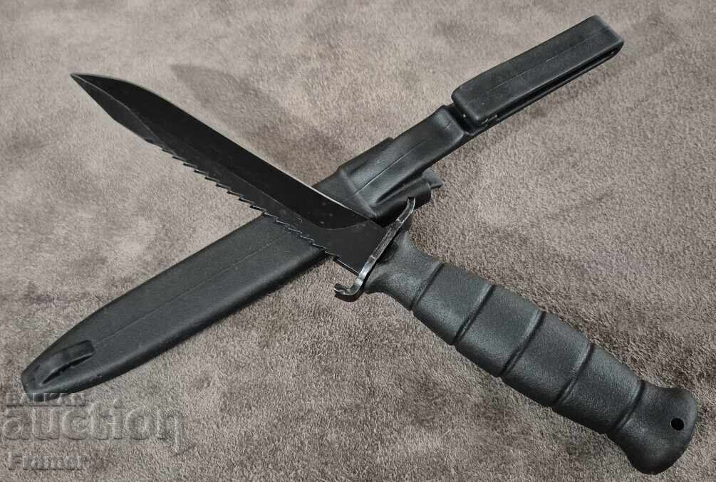 ОРИГИНАЛЕН Glock FM81 Black фиксиран тактически полеви нож - 5