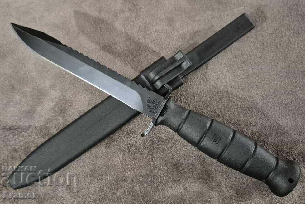 ОРИГИНАЛЕН Glock FM81 Black фиксиран тактически полеви нож