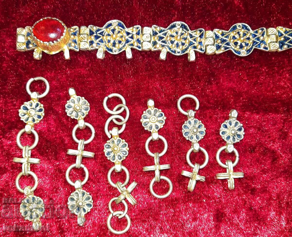 Αναγεννησιακό ασημένιο κόσμημα με επένδυση υδραργύρου - 7