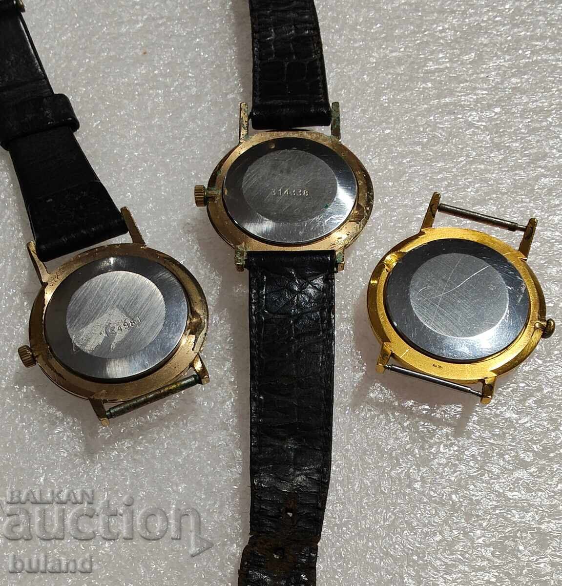 Съветски Позлатени Часовници Sekonda Секонда Полет ЛУЧ ЛЪЧ с цена € 1.50 | 2.93 лв.