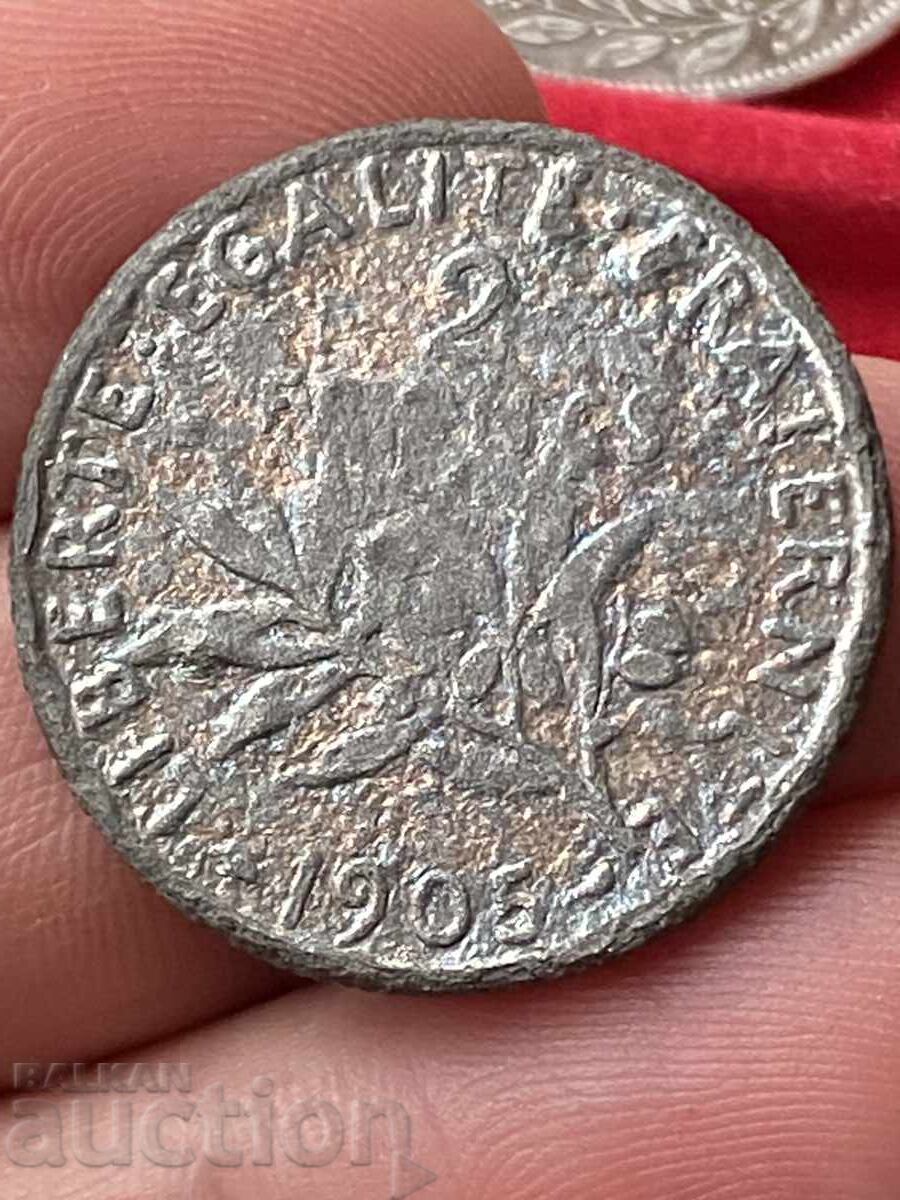 Franța 2 franci 1905 cu preț € 0.01 | 0.02 BGN