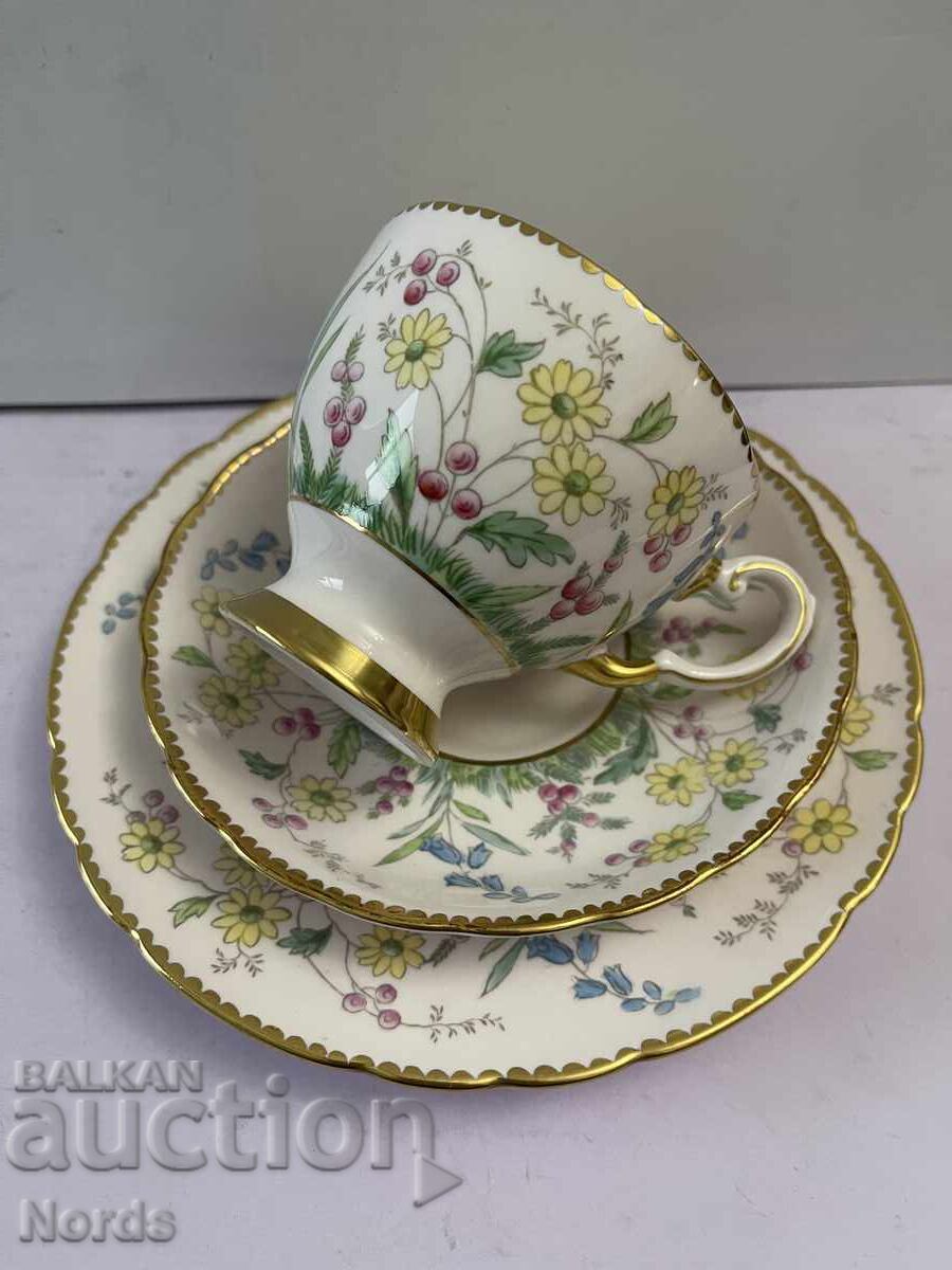 Delivery of Tuscan English Triple Tea Set