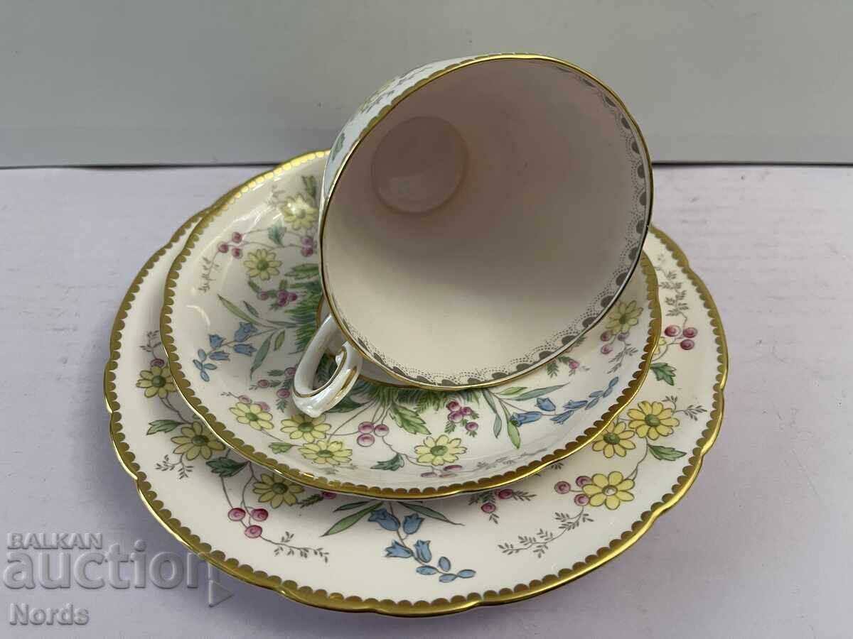 Auction  Tuscan English Triple Tea Set
