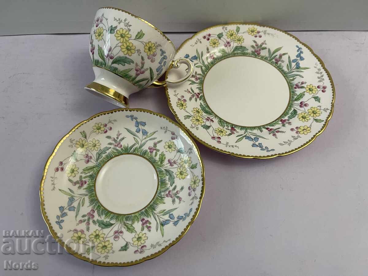 Delivery of Tuscan English Triple Tea Set