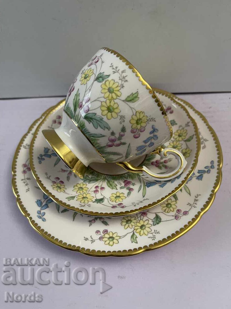 Auction  Tuscan English Triple Tea Set