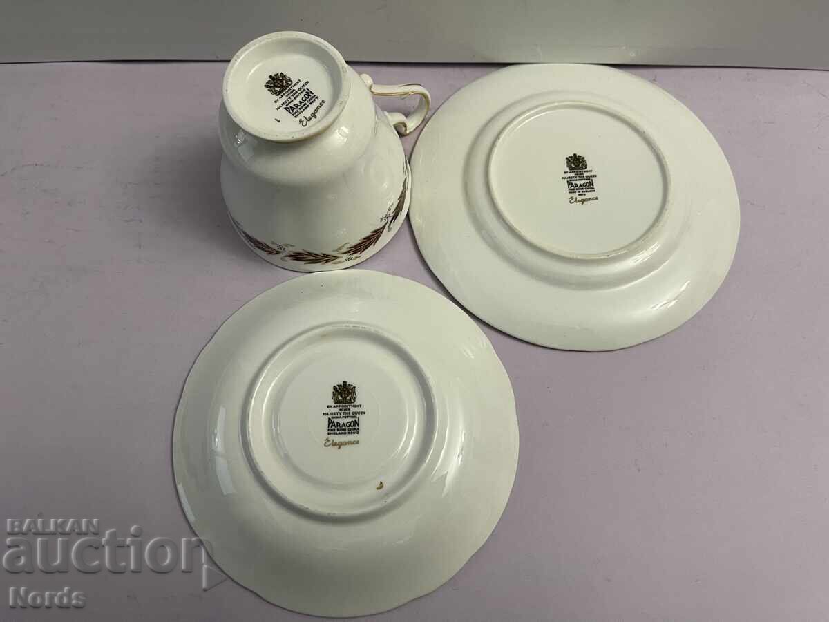 Set de ceai triplu Paragon englezesc - 5 Set de ceai triplu Paragon englezesc - 5