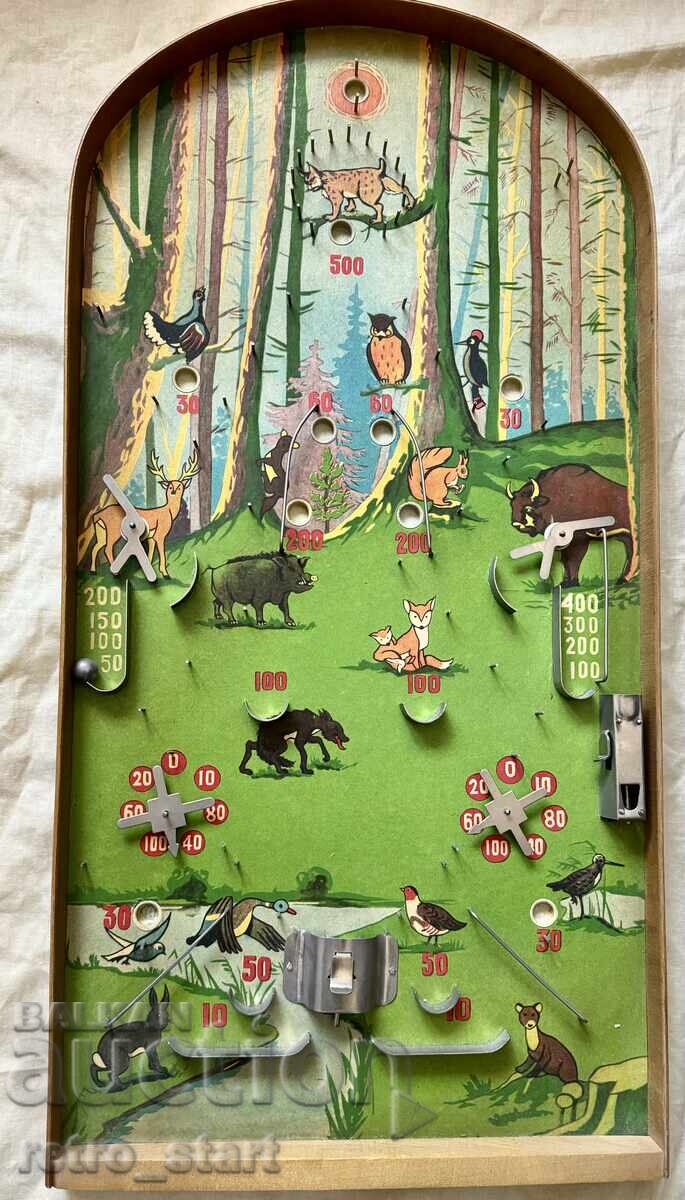 Vintage επιτραπέζιο φλίπερ, κατασκευασμένο στη Λευκορωσική ΣΣΔ