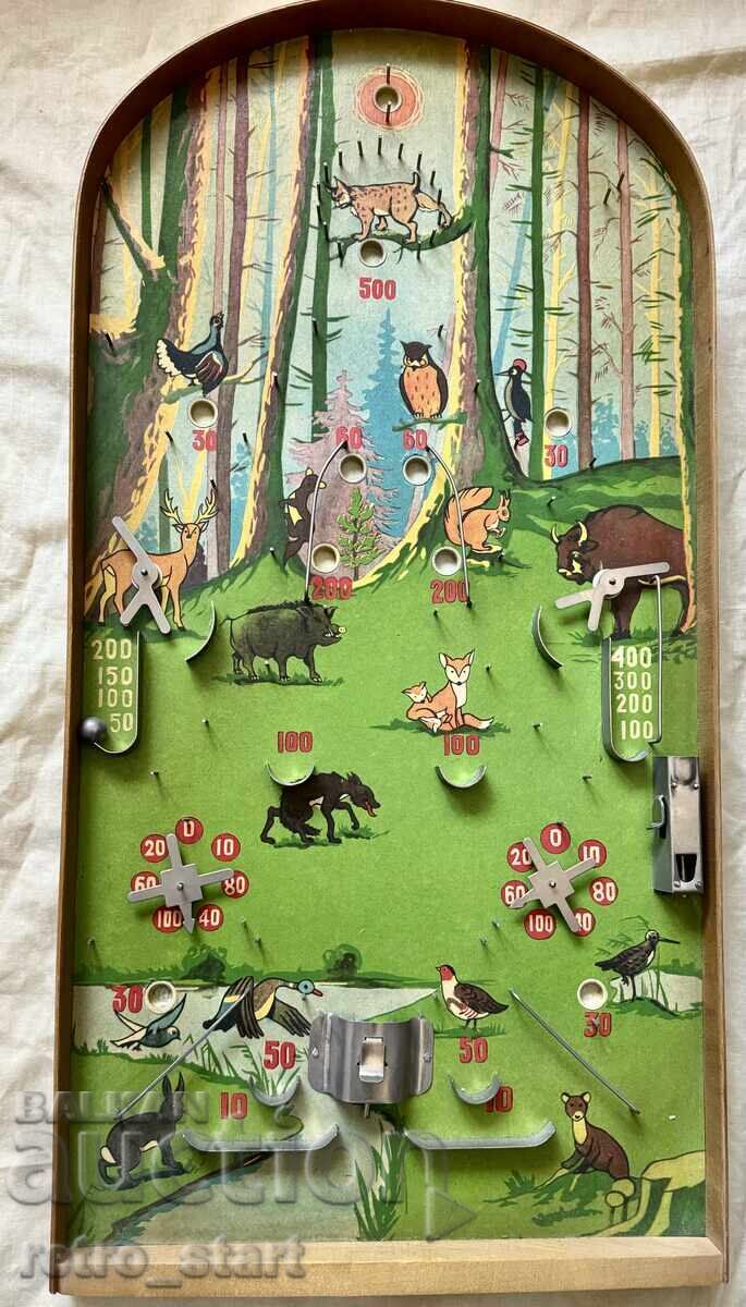 Vintage επιτραπέζιο φλίπερ, κατασκευασμένο στη Λευκορωσική ΣΣΔ