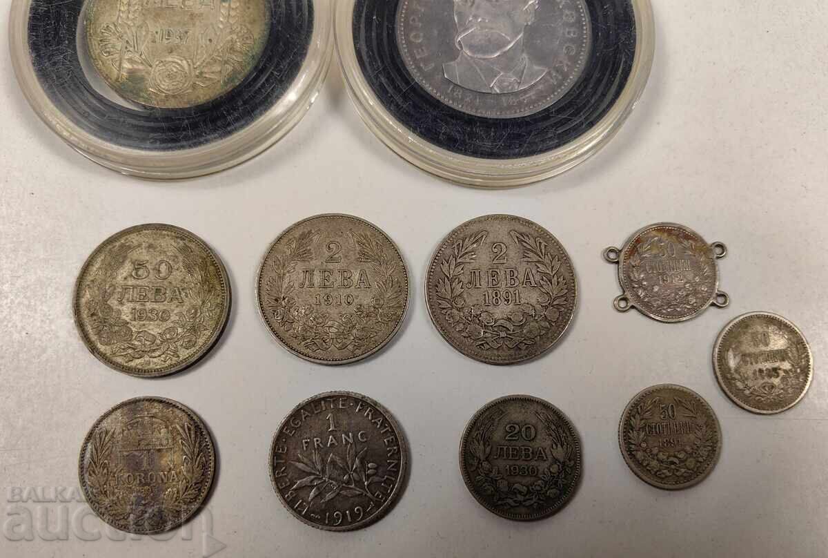 LOT DE MONEDE DE ARGINT MONEDA DE ARGINT ARGINT cu preț € 85.00 | 166.25 BGN LOT DE MONEDE DE ARGINT MONEDA DE ARGINT ARGINT cu preț € 85.00 | 166.25 BGN
