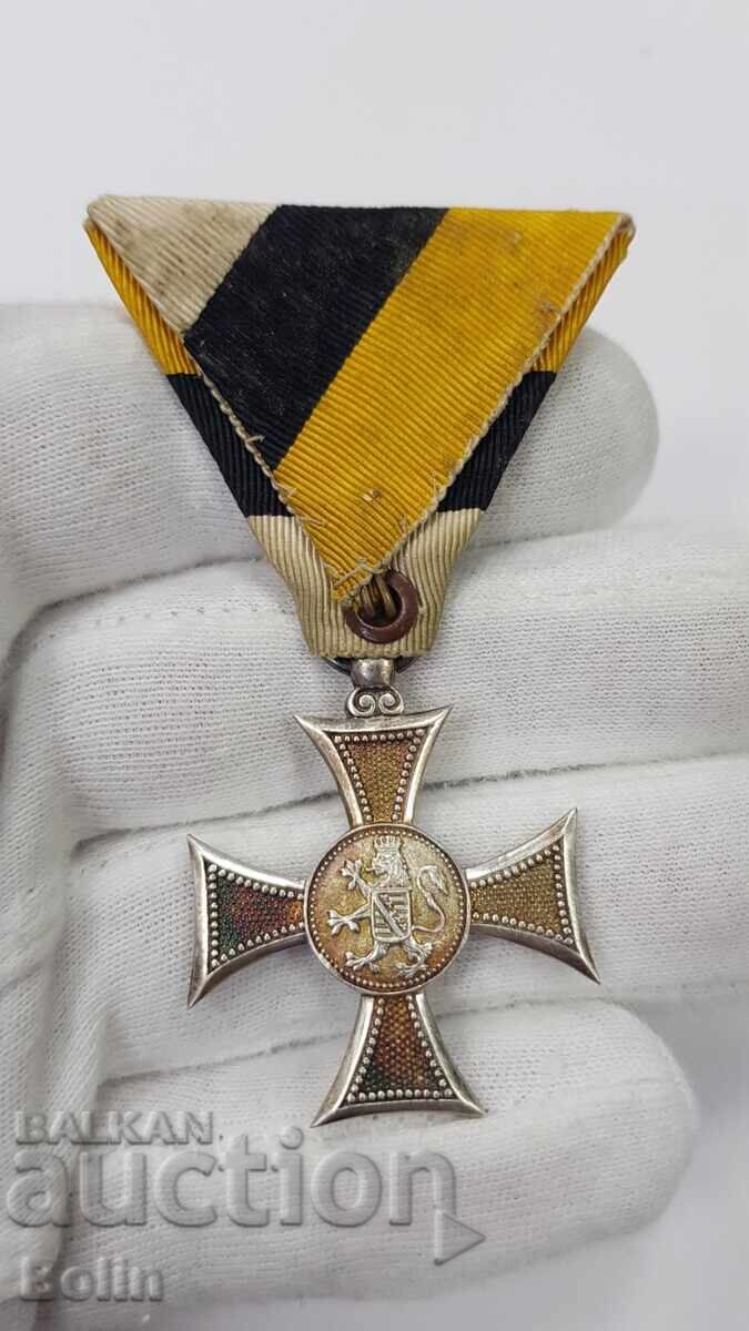 Доставка на Рядък сребърен княжески Орден За 10 Години Отлична служба Доставка на Рядък сребърен княжески Орден За 10 Години Отлична служба