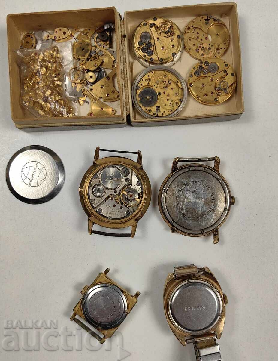 ЛОТ ПОЗЛАТЕНИ РУСКИ ЧАСОВНИЦИ И ЧАСТИ ПОЗЛАТА с цена € 60.00 | 117.35 лв.