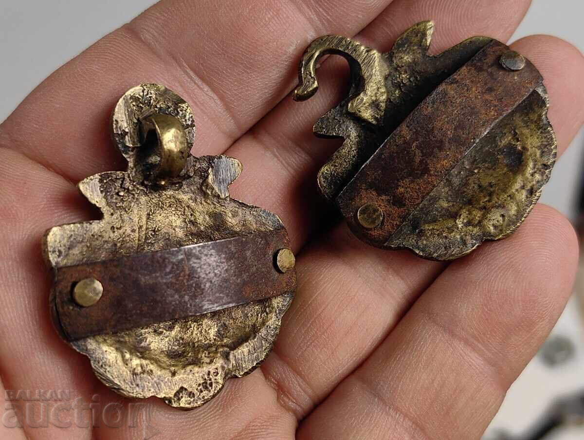 PAFTALE PENTRU COPII DIN BRONZ AUTENTICE, RARE, REZISTENTE - 6