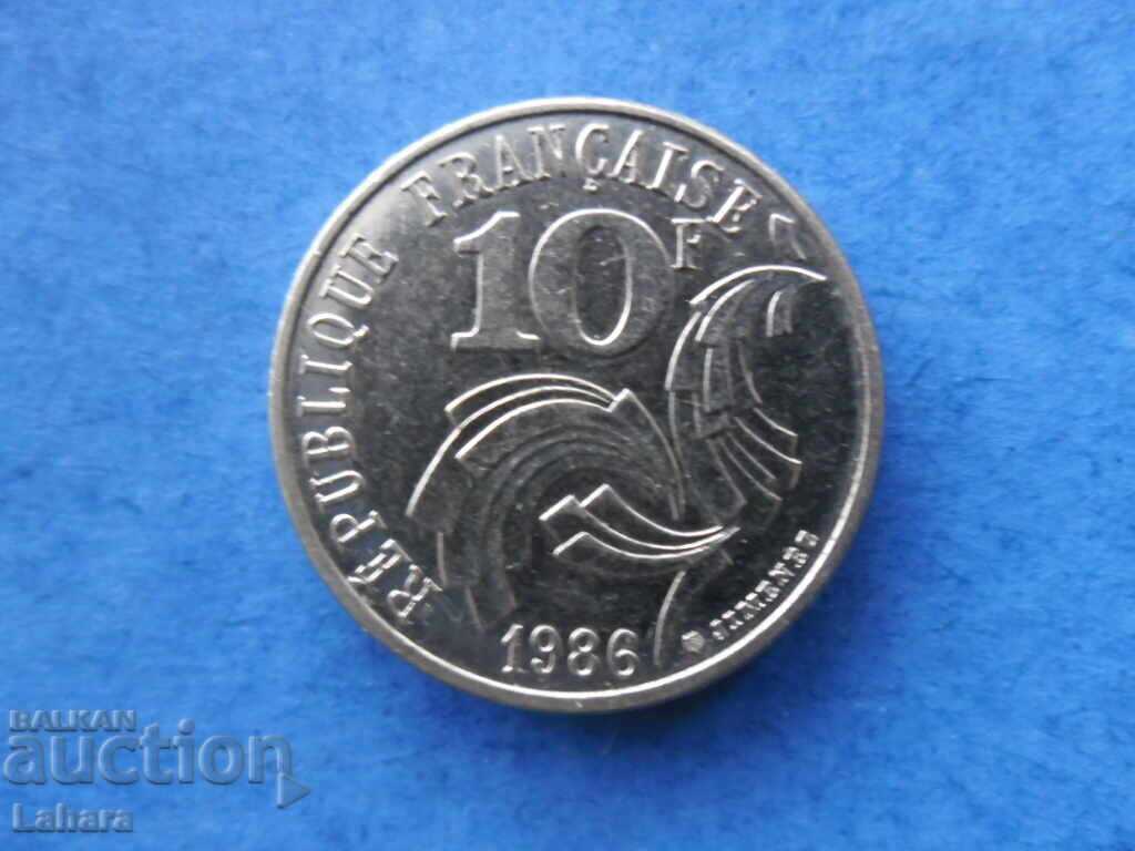 10 франка 1986 г. Франция