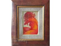 Mitko Dimitrov 1946-2022 Corp gol circa 1995 ulei pe pânză