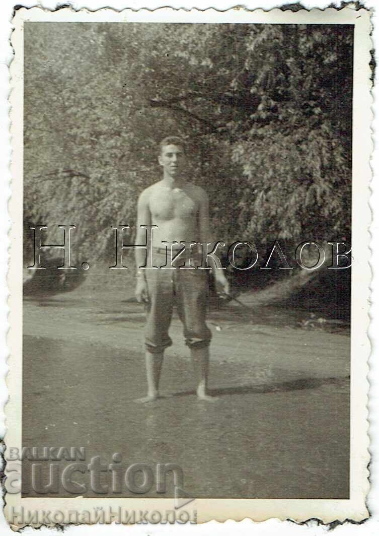 SMALL OLD PHOTO MILITARY SOLDIER LIFE E794