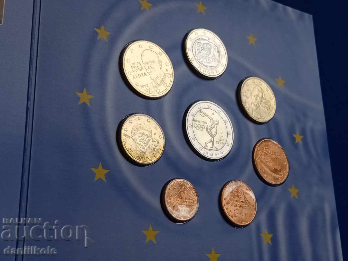 *$*Y*$* GREECE EURO SET OLYMPICS ATHENS 2004 - UNC *$*Y*$* - 6 *$*Y*$* GREECE EURO SET OLYMPICS ATHENS 2004 - UNC *$*Y*$* - 6