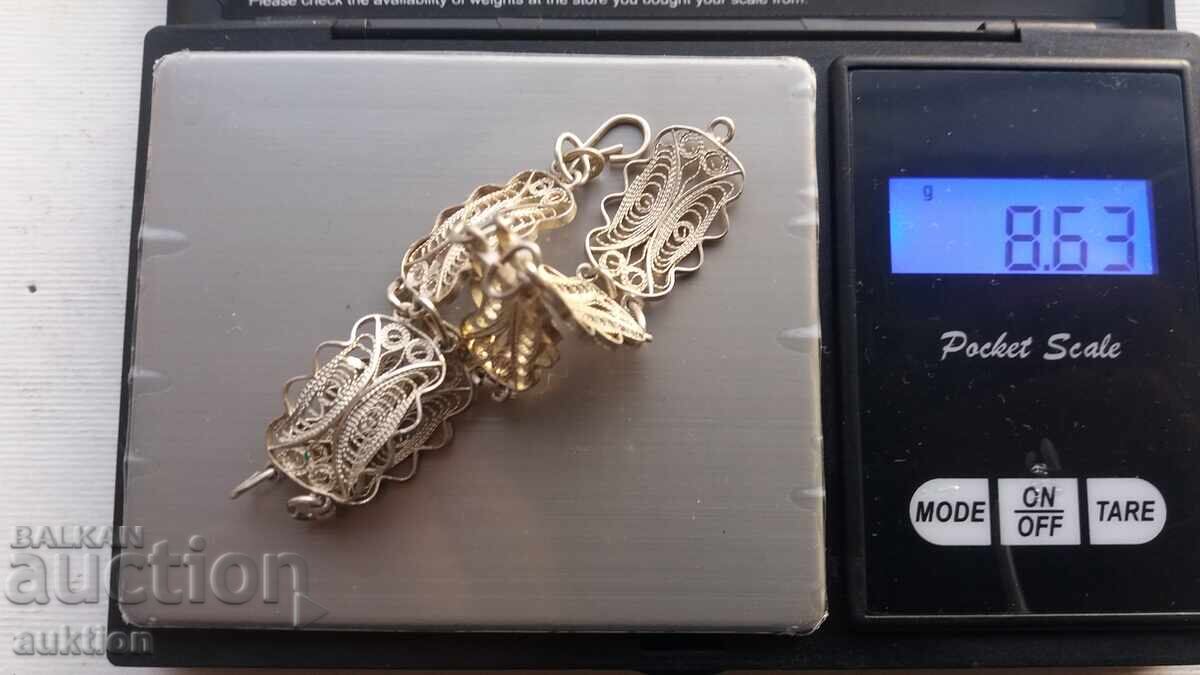 BRĂȚARĂ ARGINTIE FRUMOASĂ FILIGRAN - 7