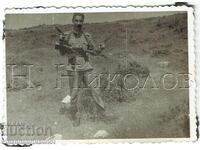 MICĂ FOTOGRAFIE VECHE VIAȚĂ DE SOLDAT MILITAR E808