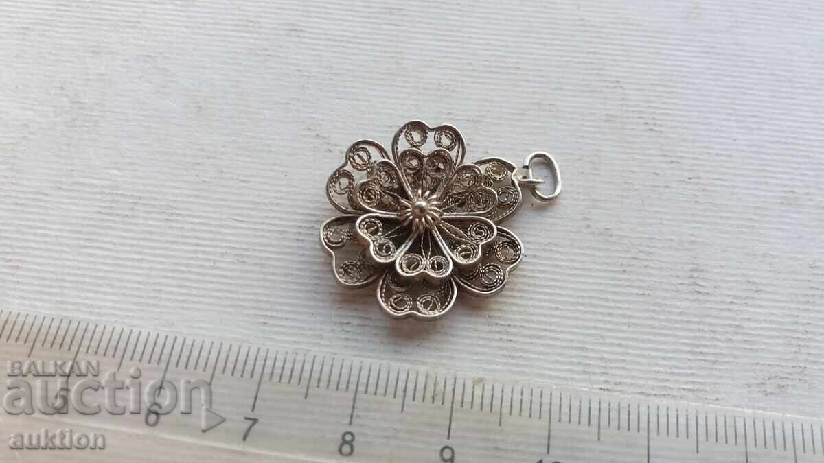 Auction  PENDANT - JEWELRY - FILIGREE - SILVER