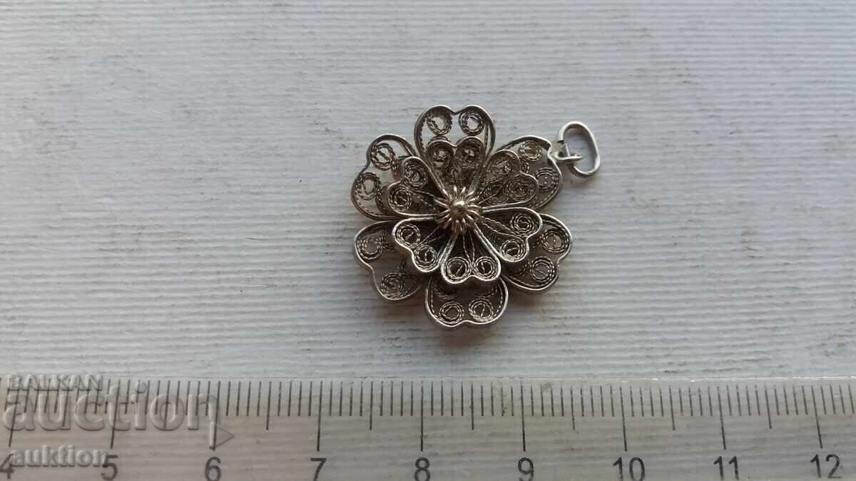PENDANT - JEWELRY - FILIGREE - SILVER