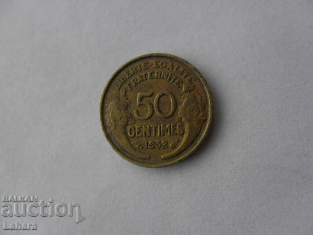 50 cenți 1932 Franța 50 cenți 1932 Franța