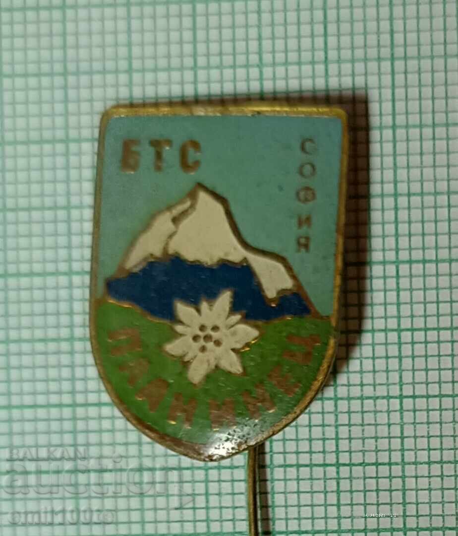 Badge - Tourist Association Planinets Sofia BTS with price € 1.00 | 1.96 BGN