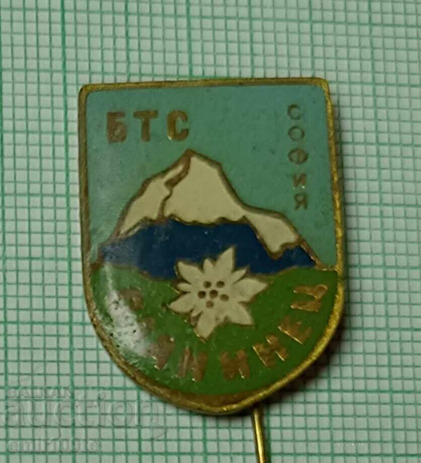 Badge - Tourist Association Planinets Sofia BTS