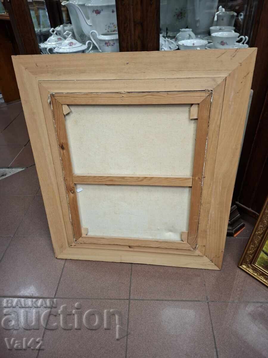 Πίνακας – Πολύχρωμη σύνθεση με λουλούδια, ελαιογραφία σε καμβά - 6