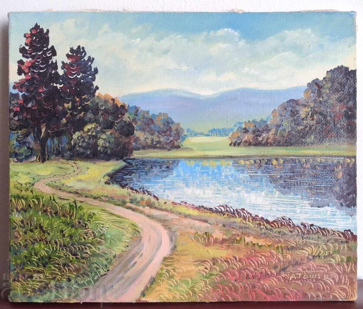 Παλιά ζωγραφιά, υπογεγραμμένη!