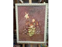 Картина „Цветя“, E. Ferun – маслени бои върху платно