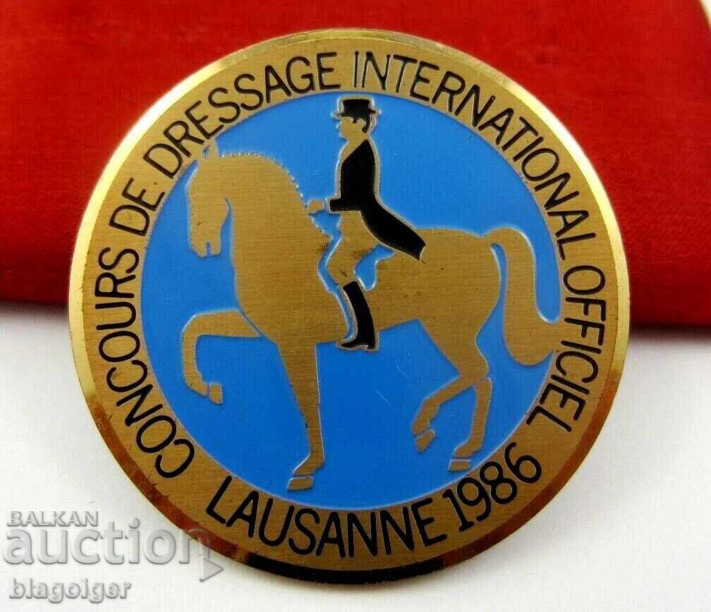 Turneu Internațional de Echitație la Lausanne 1986 - Oficial Turneu Internațional de Echitație la Lausanne 1986 - Oficial