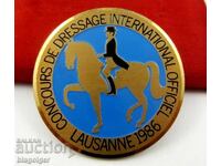 Turneu Internațional de Echitație la Lausanne 1986 - Oficial