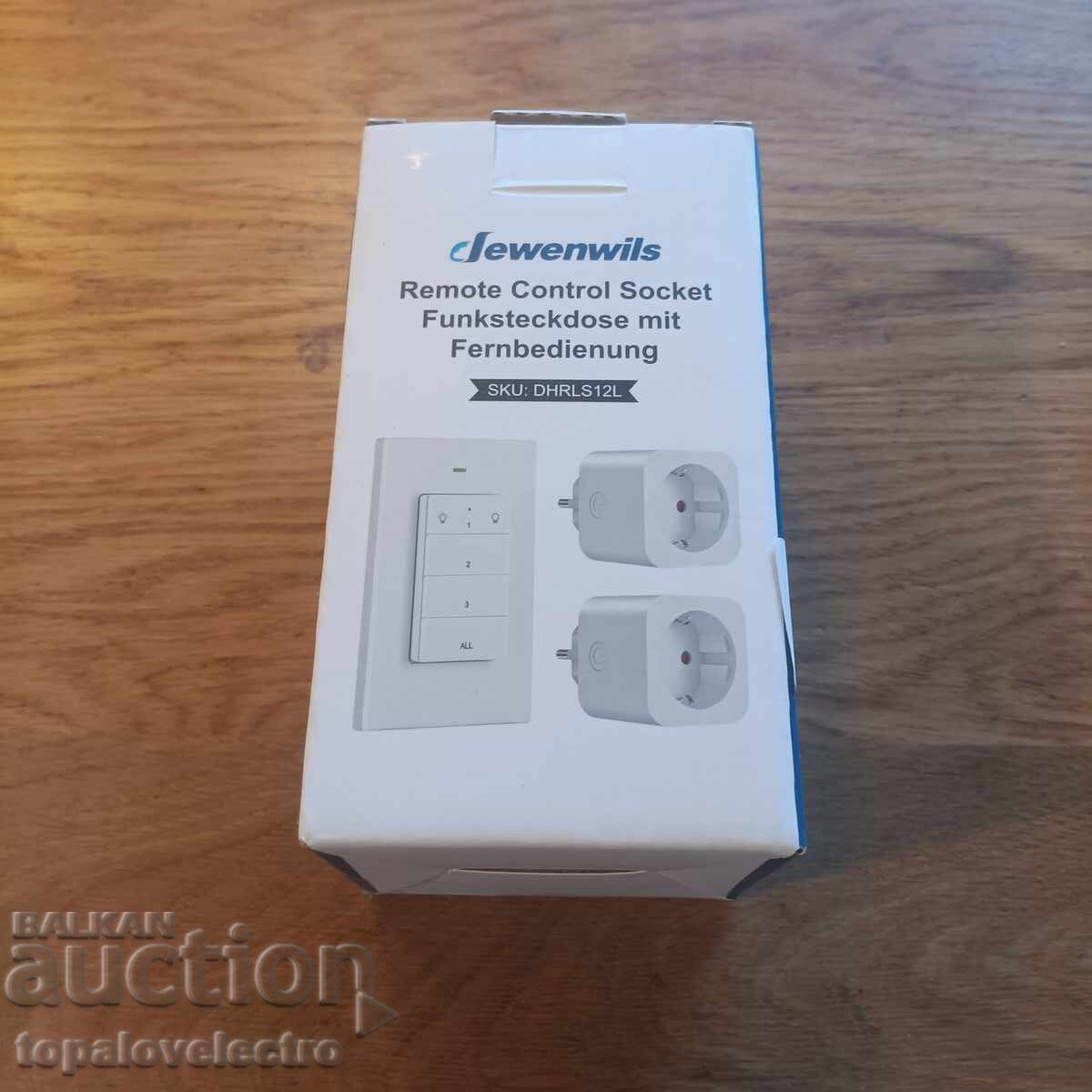 НОВИ! 2 броя Безжични контакти с дистанционно + стенен бутон - 7