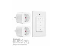 НОВИ! 2 броя Безжични контакти с дистанционно + стенен бутон