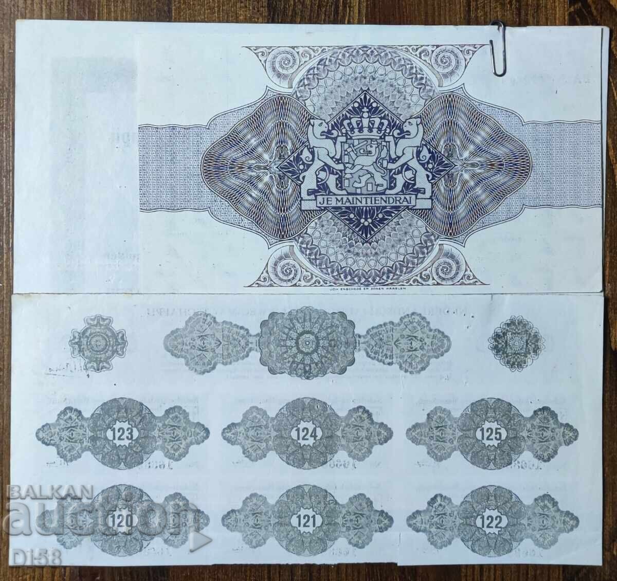 Promoție Olanda 1000 Guldeni 1922 Compania de Căi Ferate cu preț € 6.00 | 11.73 BGN