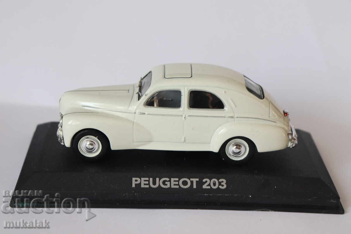 1:43  PEUGEOT 203     КОЛИЧКА РЕТРО МОДЕЛ с цена € 5.00 | 9.78 лв.