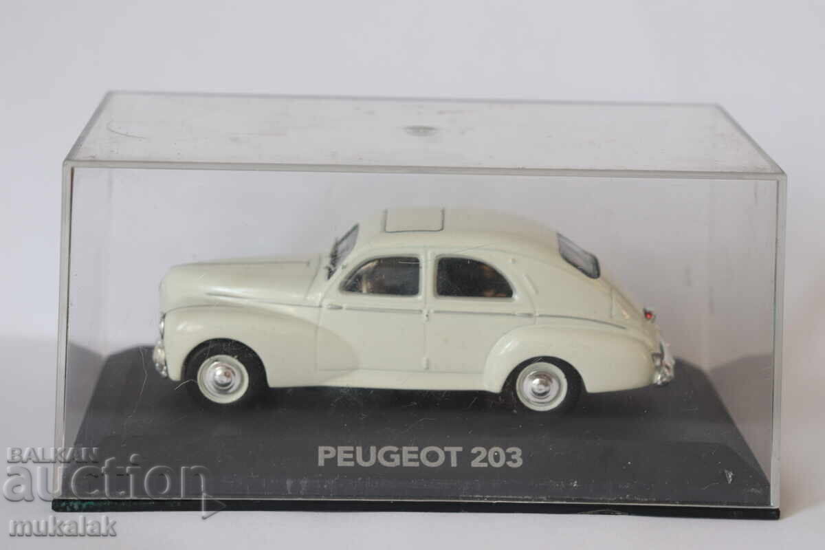 1:43  PEUGEOT 203     КОЛИЧКА РЕТРО МОДЕЛ