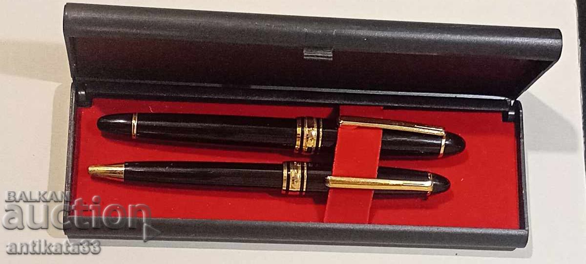 Stilou - pix cu placare cu aur