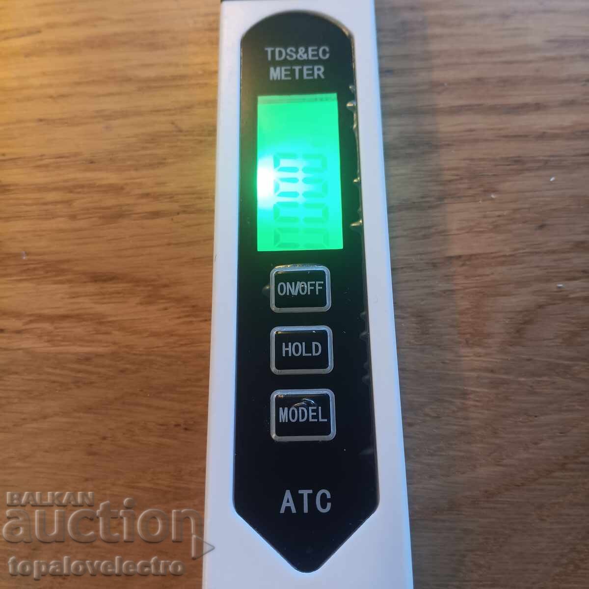 NOU! Tester digital pentru calitatea apei 3-în-1 cu ecran LCD - 6