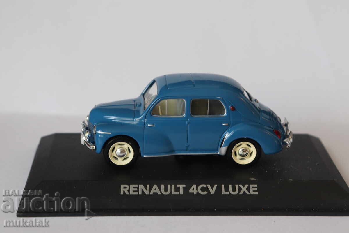 1:43 RENAULT 4CV LUXE ΚΟΛΙΤΣΚΑ ΡΕΤΡΟ ΜΟΝΤΕΛ με τιμή € 10.00 | 19.56 BGN
