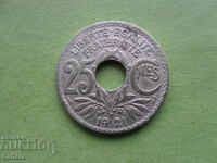 25 сантима 1921 г. Франция
