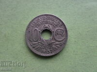 10 λεπτά 1937 Γαλλία