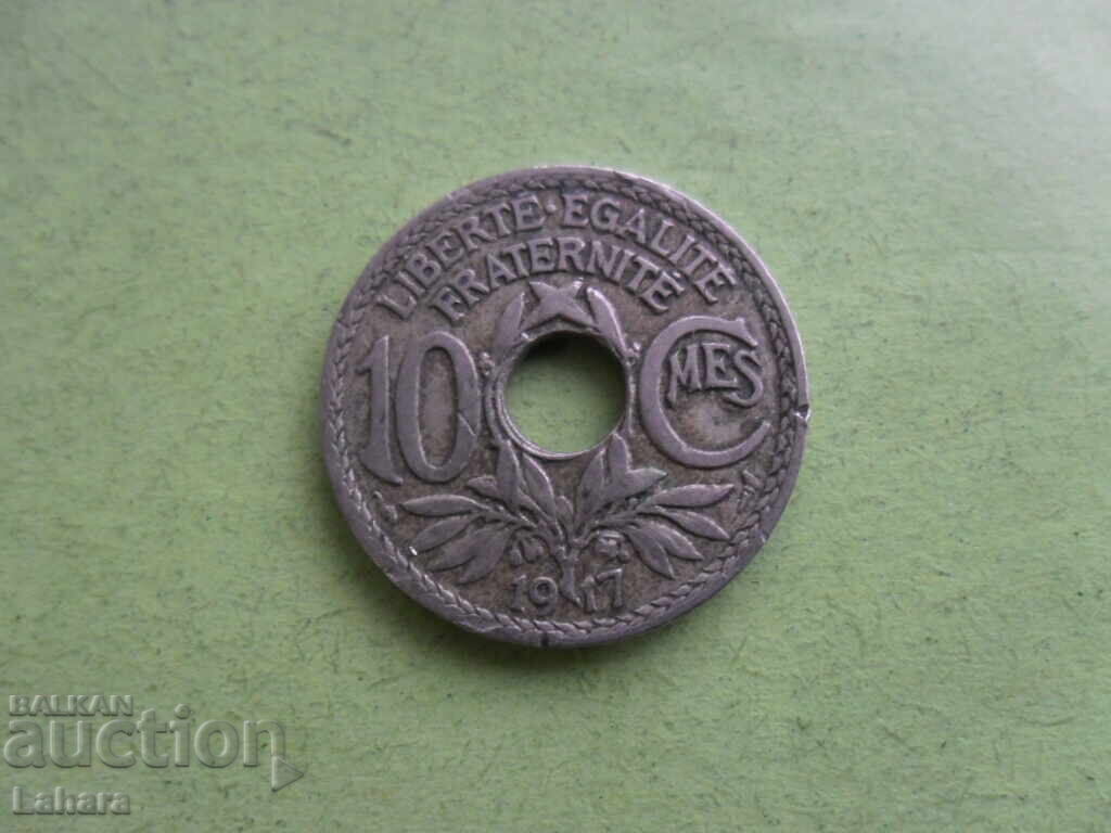 10 λεπτά 1917 Γαλλία