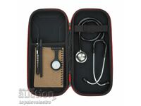 НОВ! Медицински комплект със стетоскоп, с калъф, фенерче, хи