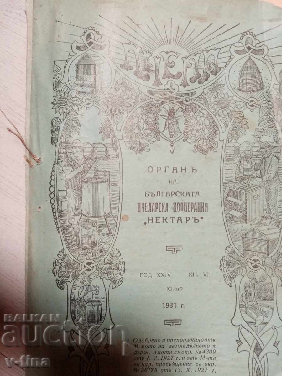 Списание ПЧЕЛА 2  броя 1931 г пчеларска кооперация Нектар - 7