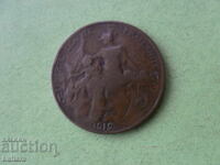 5 cenți 1912 Franța