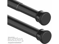 Cornișă telescopică pentru baie și perdele fără găurire, 73–175 cm