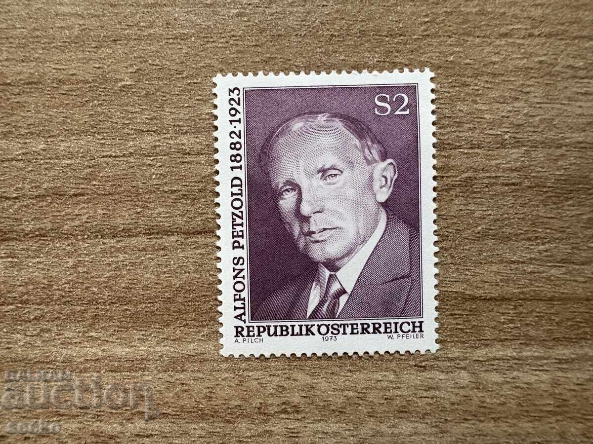 Австрия - 50 г. от смъртта на Алфонс Петцолд (1973) MNH